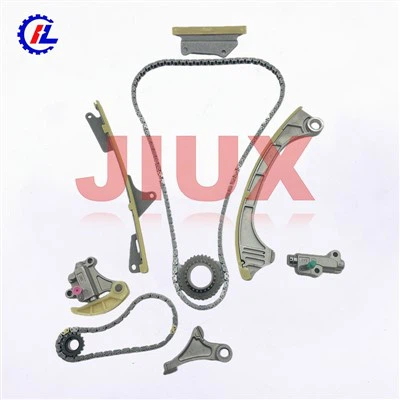 Kit de cadena de distribución del motor con riel guía de ajuste del árbol de levas, piñón y engranaje tensor apto para Accord 2.0T GAS DOHC 14510-5MS-A01